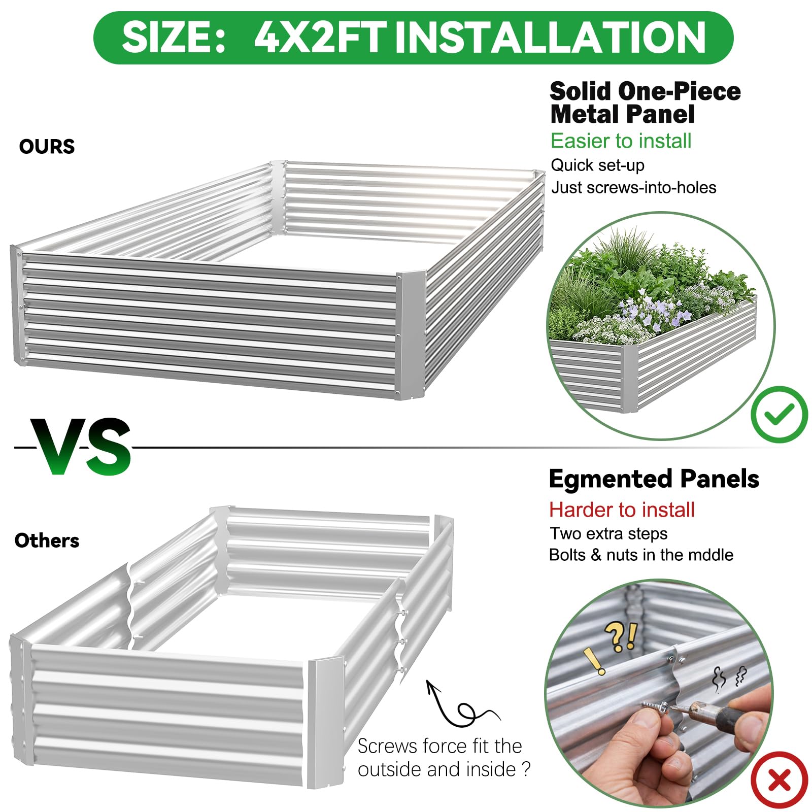 CATMANOR galvanized steel close-up with rust-resistant coating for long-lasting outdoor use