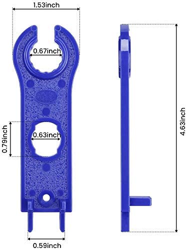 CATOSUM 2Pair Solar Spanner Wrench durable plastic construction