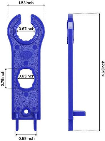 CATOSUM 2Pair Solar Spanner Wrench durable plastic construction
