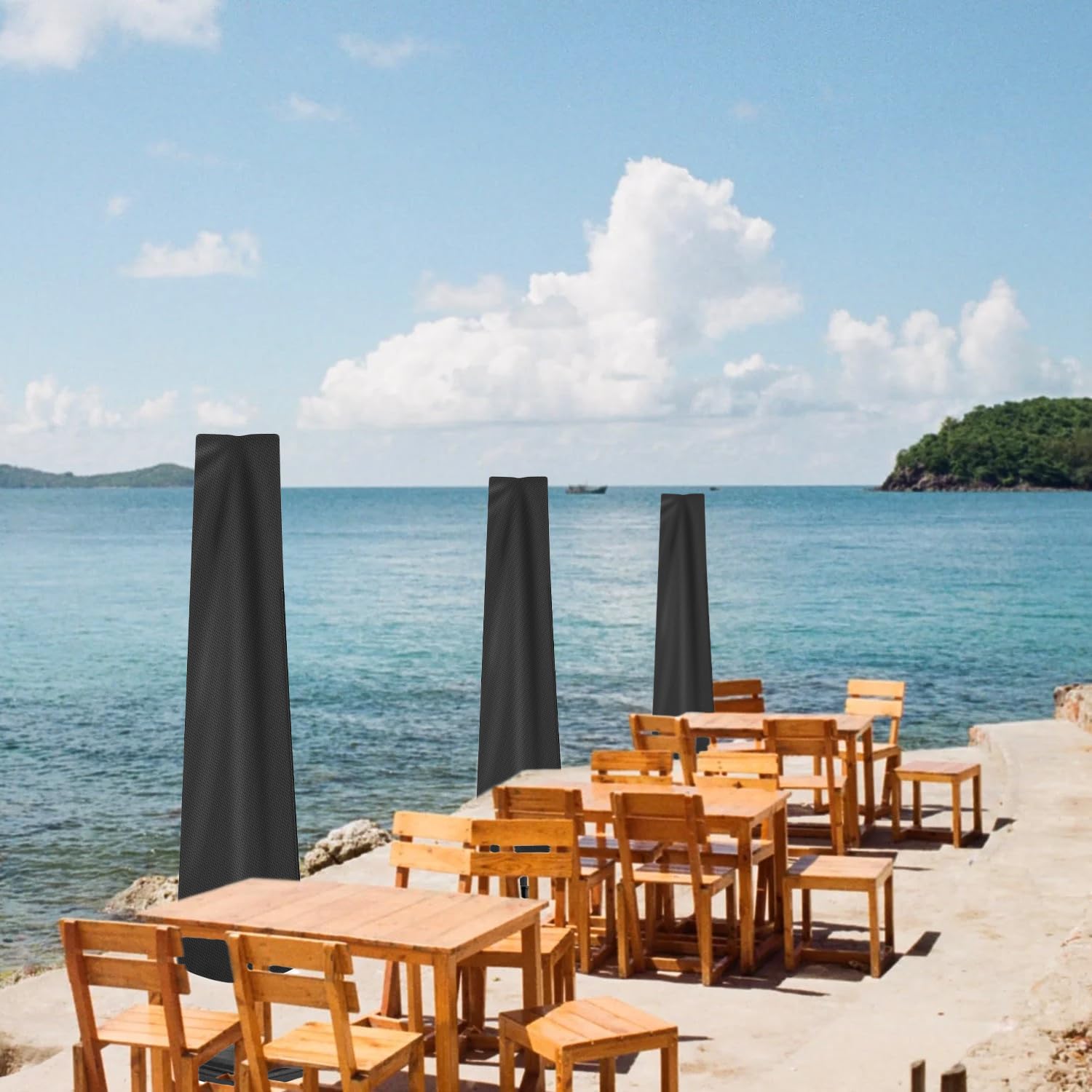 CATOTEL size-fit for 7-9 ft offset market umbrellas