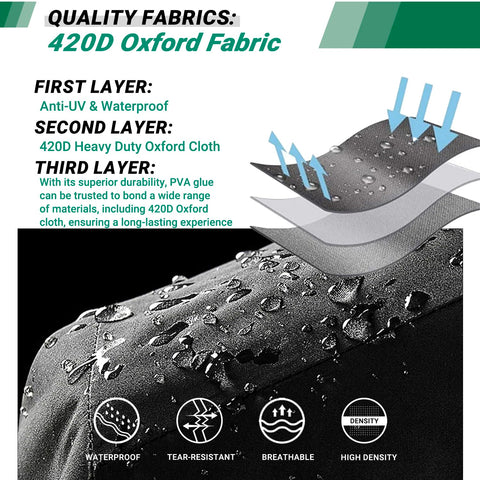 CATOTEL umbrella cover with telescopic pole for ladder-free setup