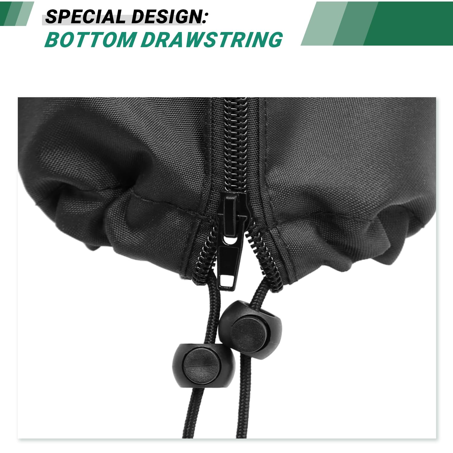 CATOTEL cover showing zipper for easy on-off placement