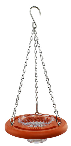 Cauff oriole bird feeder in bright orange, 6-inch design attracts Baltimore Orioles.