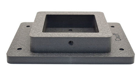Cauff pre-drilled holes enable quick alignment during setup.