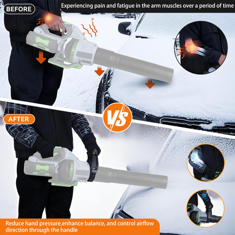 360° swivel aids precise airflow around edges on LB6150