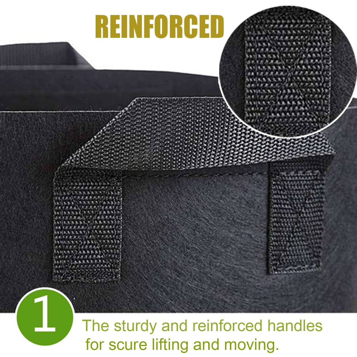 Cavisoo breathable fabric promotes fast drainage and healthy root environment
