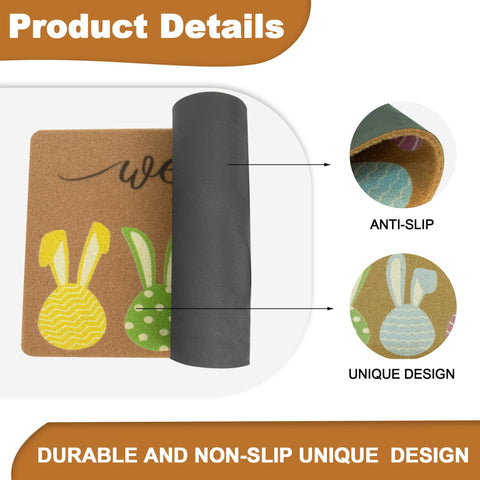 CaySep doormat slim-profile design fits doors without curling, easing entry.