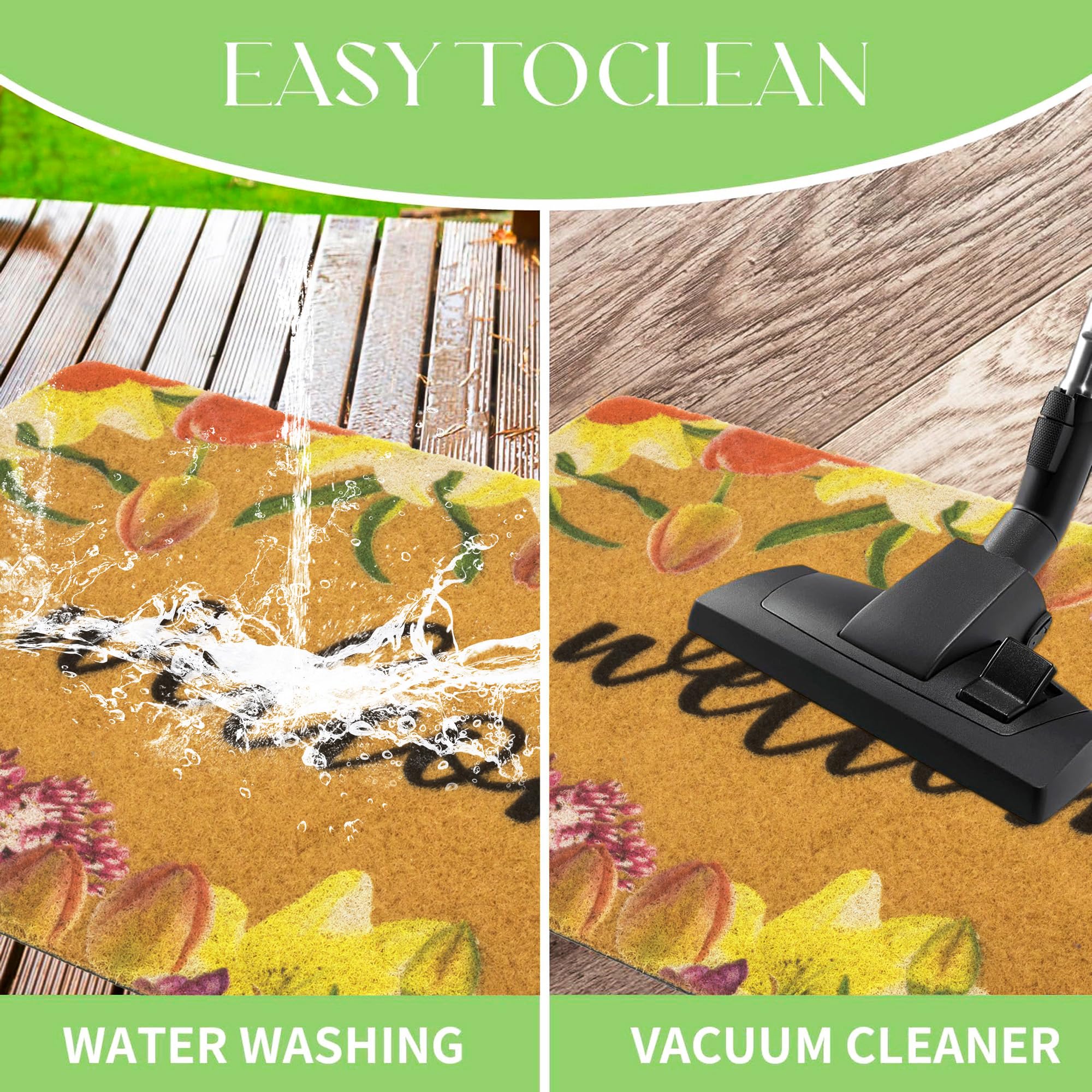 CaySep easy-clean surface—shake or vacuum to remove dirt.