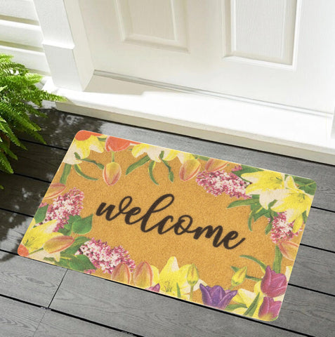 CaySep front-porch mat designed for outdoor or indoor use.