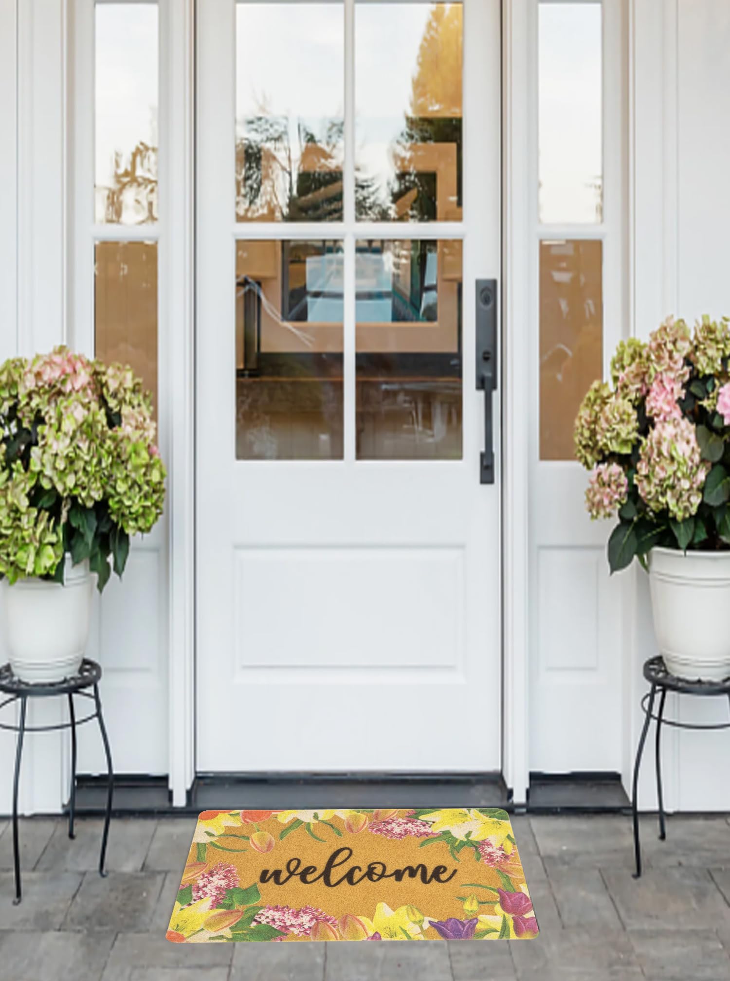 CaySep door mat with non-slip back ensuring safer front entry.