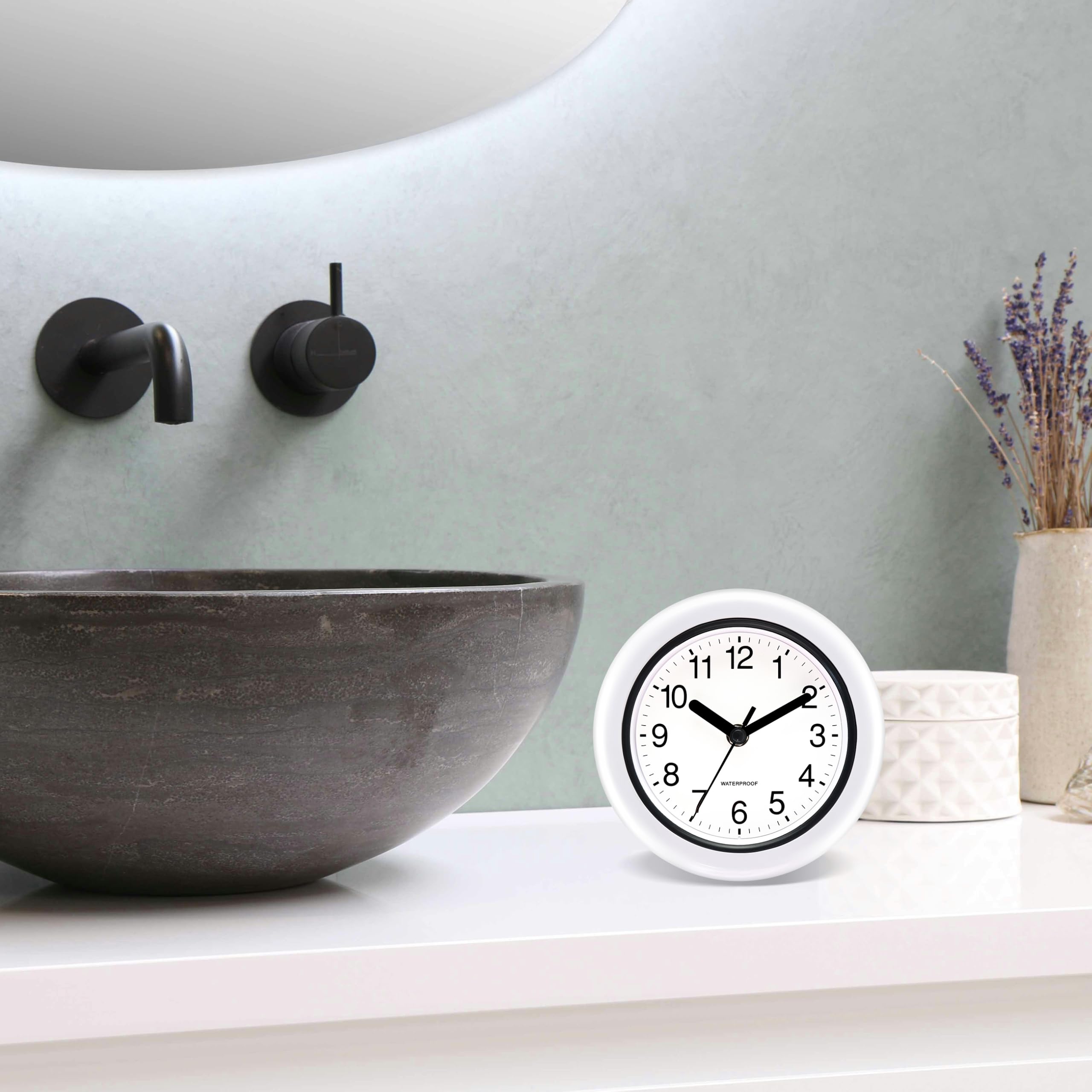 Caysie clock waterproof cover closeup highlights durable protection from splashes