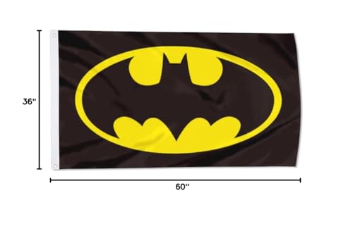 Cayyon Bat Flag made of knit polyester for durable, long-lasting decorations.
