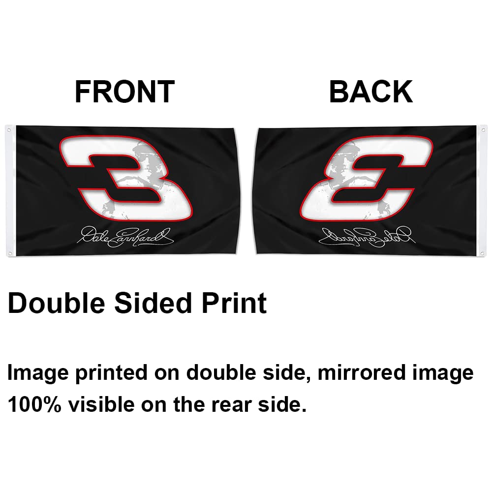 Cayyon Dale Earnhardt Sr flag banner reinforced stitching supports long-lasting use
