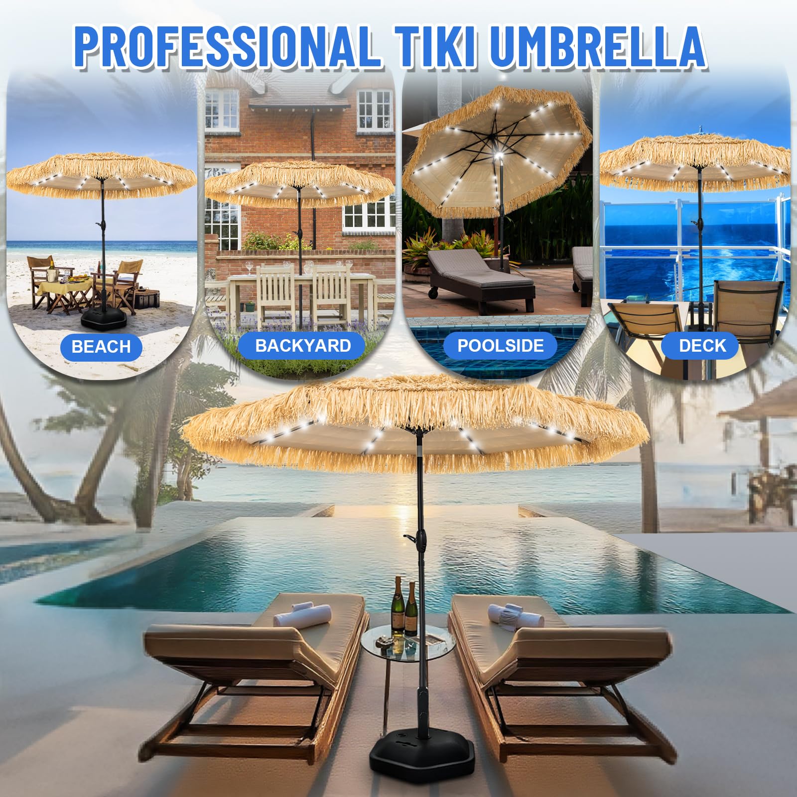 CBFULLRES backyard tiki bar ambiance with thatch canopy and tropical vibe