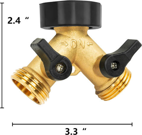Cbumane brass hose adapter provides durable, leak-free connections for outdoor tasks.