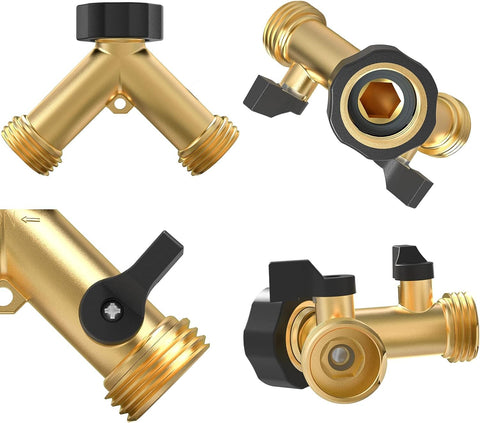 Cbumane leak-free connection keeps hoses secure during yard care.