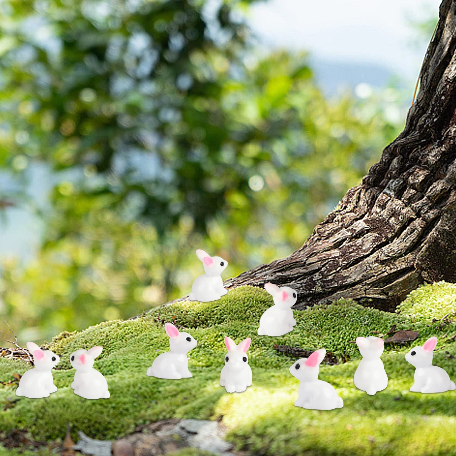 CCINEE DIY bunny figurines spark creative decorating with friends.