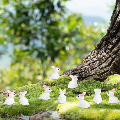 CCINEE DIY bunny figurines spark creative decorating with friends.