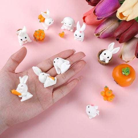 CCINEE carrot decor miniatures add playful color to Easter setups and gardens.
