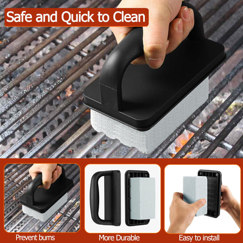 CCTVRTV handle with set-inlay design supports secure grip during cleaning.