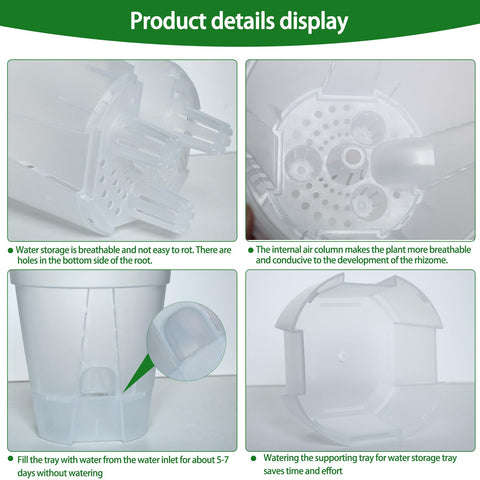 Cdd's Path planter with slotted design, air holes, and drainage.