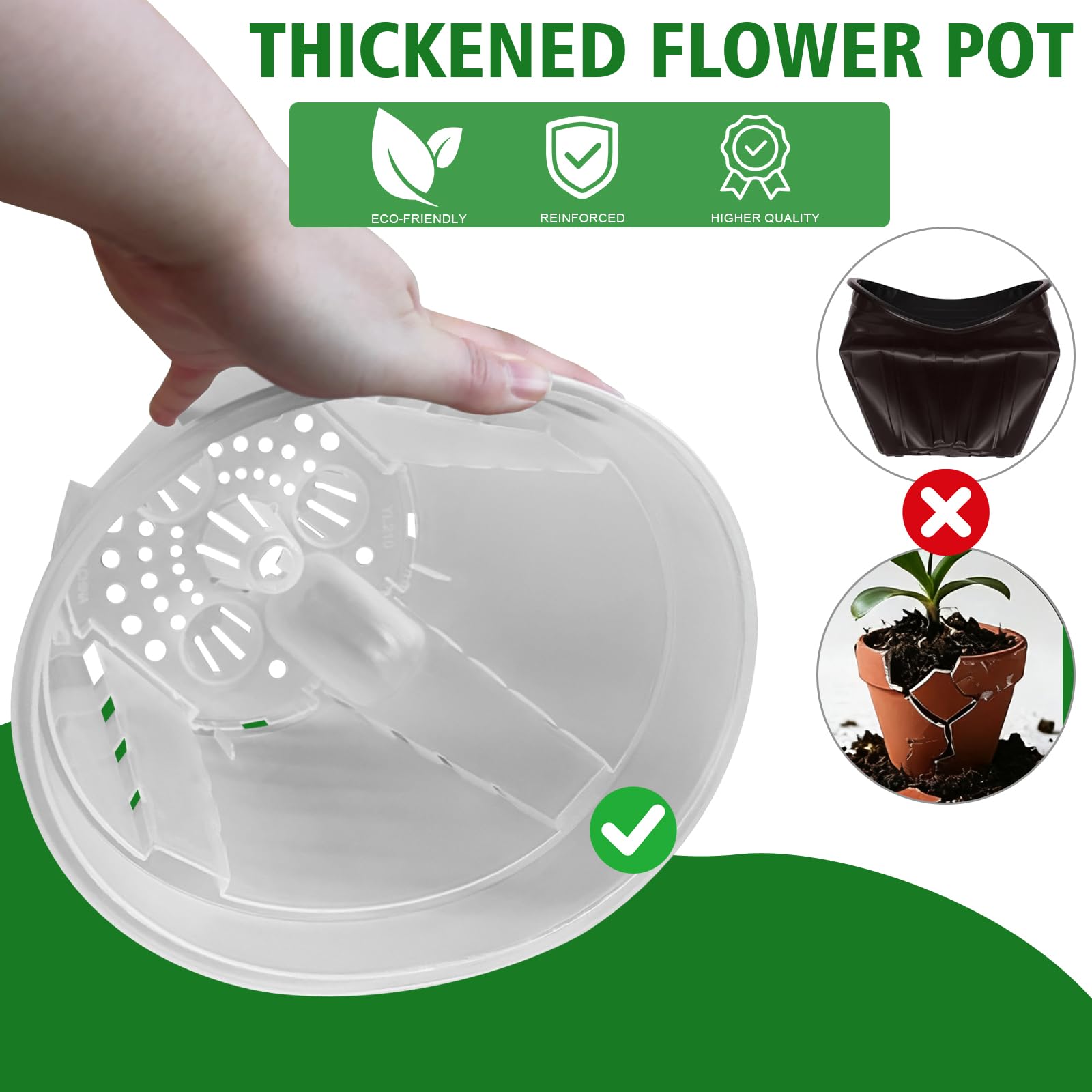 Cdd's Path 8-inch self-watering planter supports indoor and outdoor use.