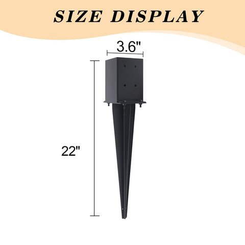 CDFYJHFDQ anti-rust black powder coat protects outdoor posts from corrosion