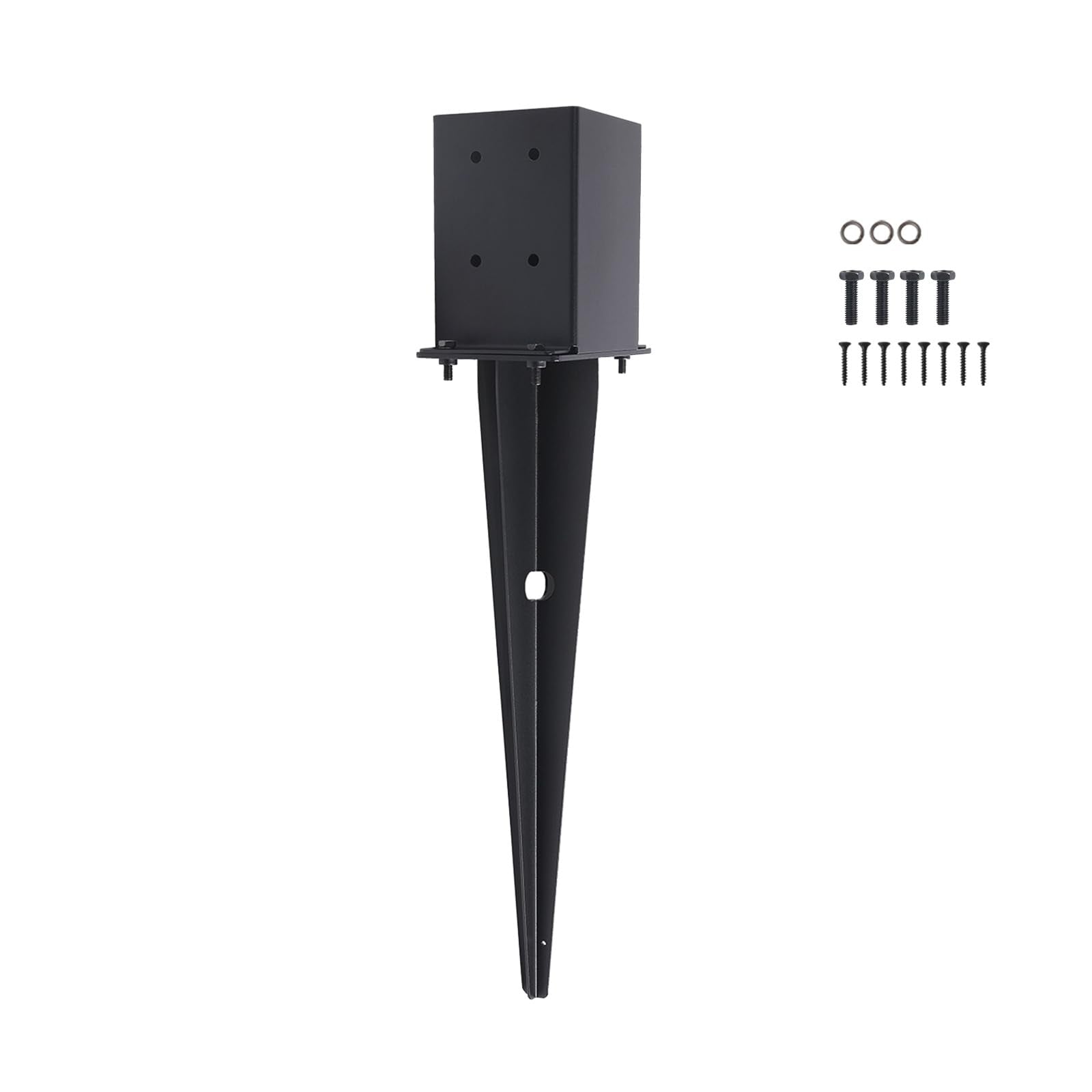 CDFYJHFDQ fence post anchor 22in for improved outdoor stability.
