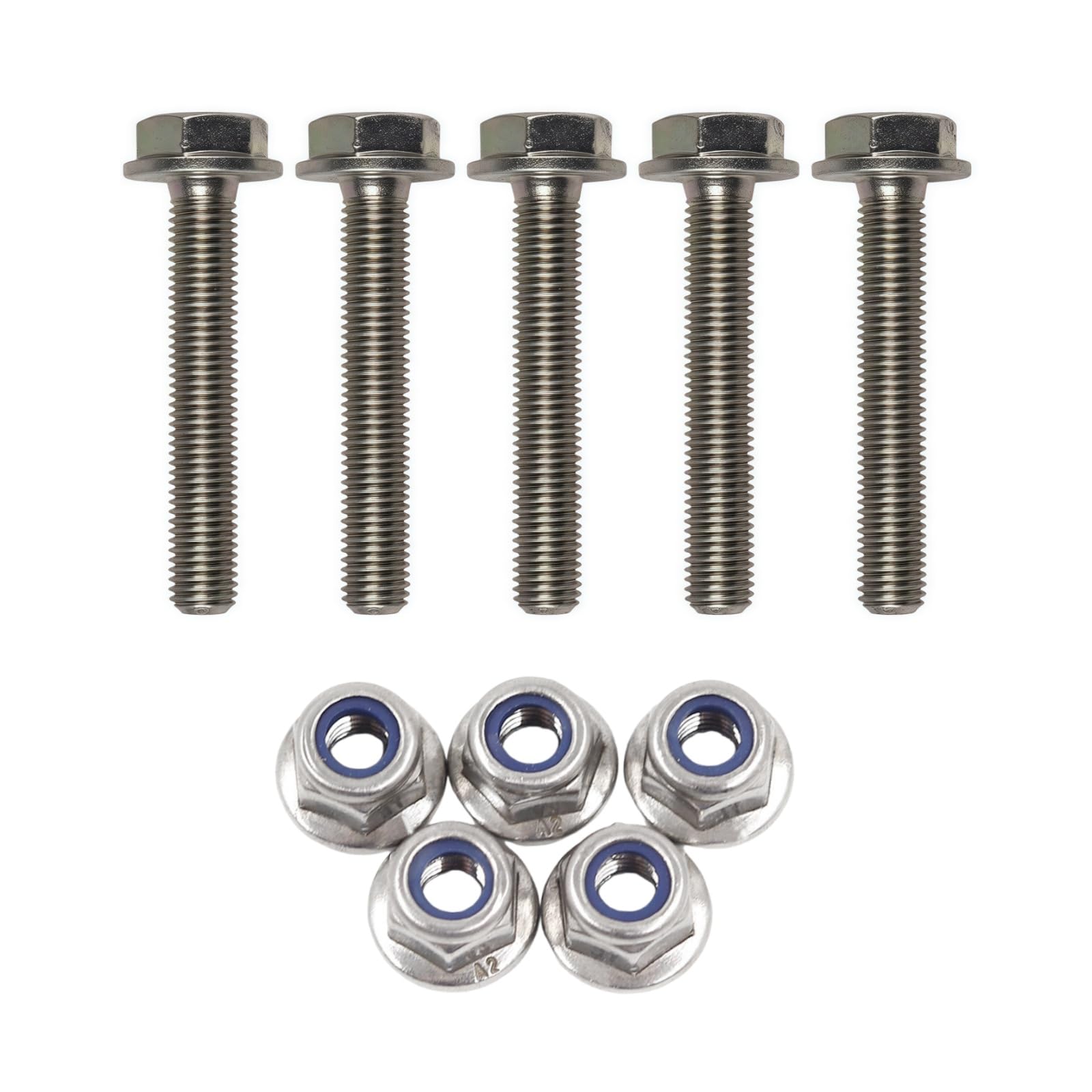 cdipkif shear bolt kit 5-pack for John Deere, ready for field replacements.