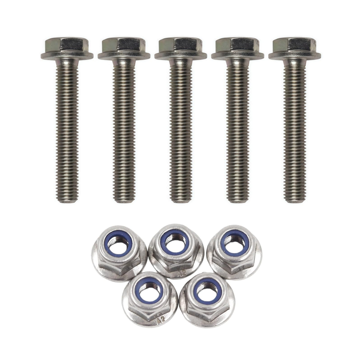 cdipkif shear bolt kit 5-pack for John Deere, ready for field replacements.