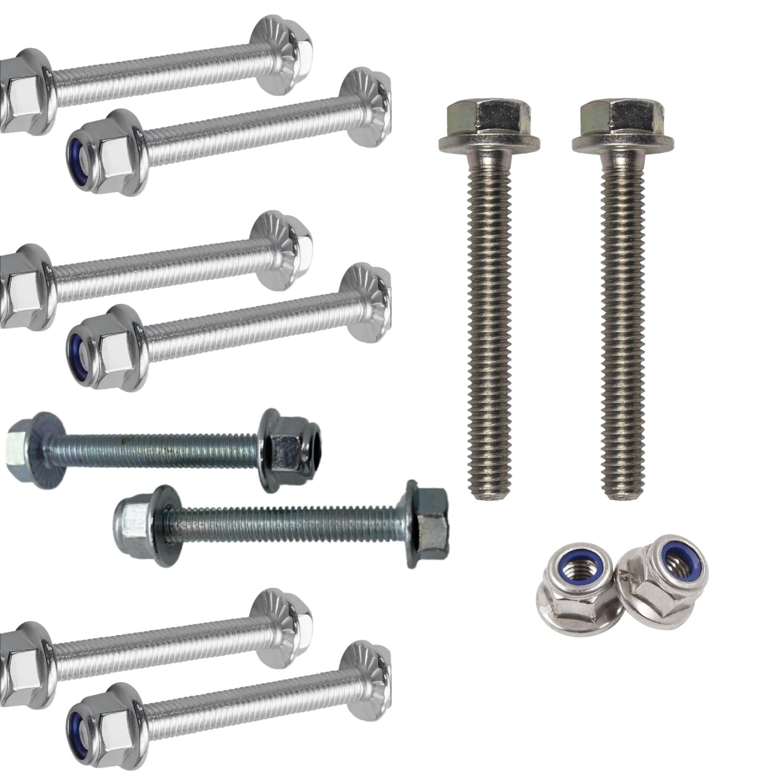 CDIPKIF shear bolt set for John Deere front-mount snow blower, reliable under high vibration.