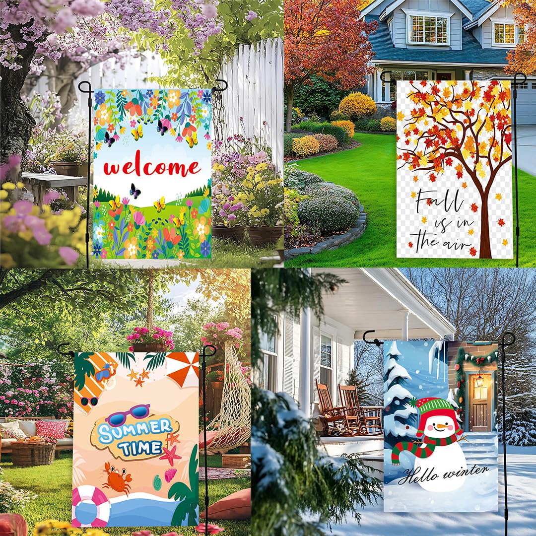 CDLionshidai easter flag design brightens porches with joyful seasonal vibes.