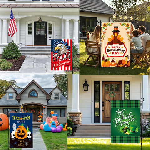CDLionshidai welcome flag design invites guests to your doorstep.