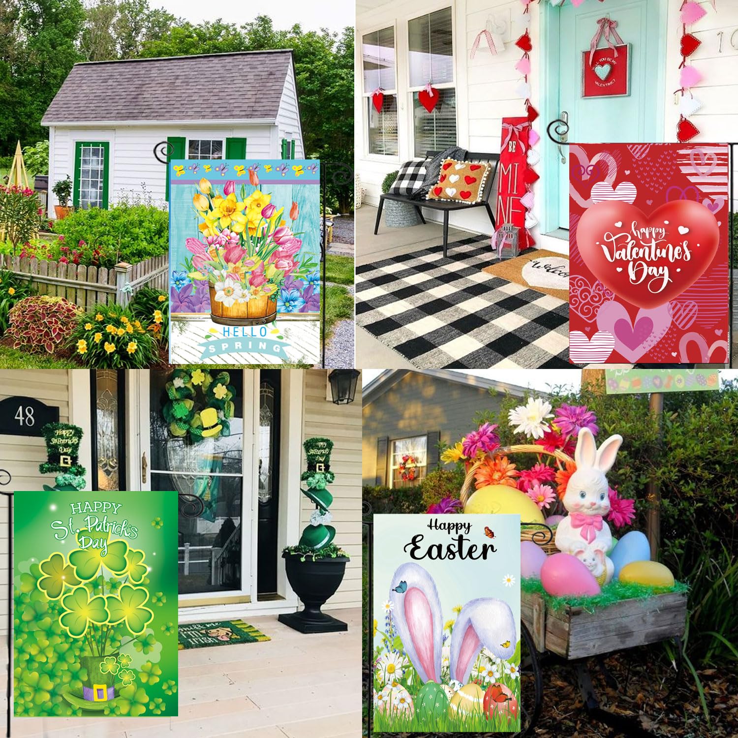 CDLong durable outdoor flags built to withstand wind and sun.