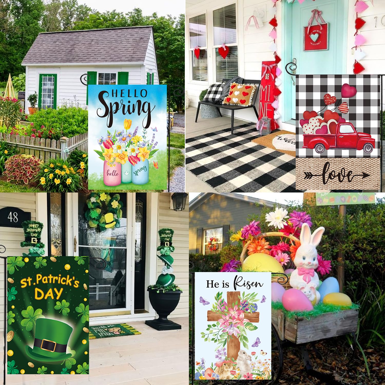CDLong Thanksgiving design flag; versatile yard decor for fall.