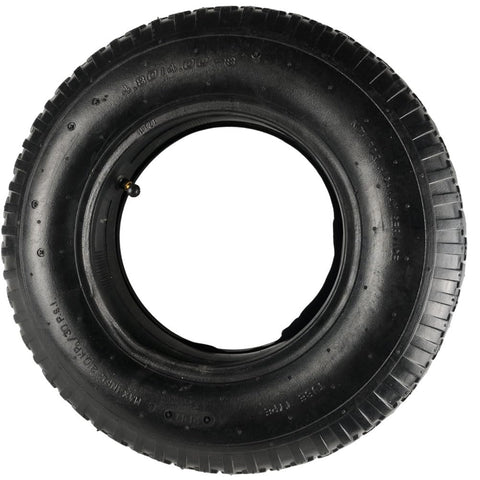Cdofa 4.80/4.00-8 tire outside view highlighting rugged tread for wheelbarrows and carts.