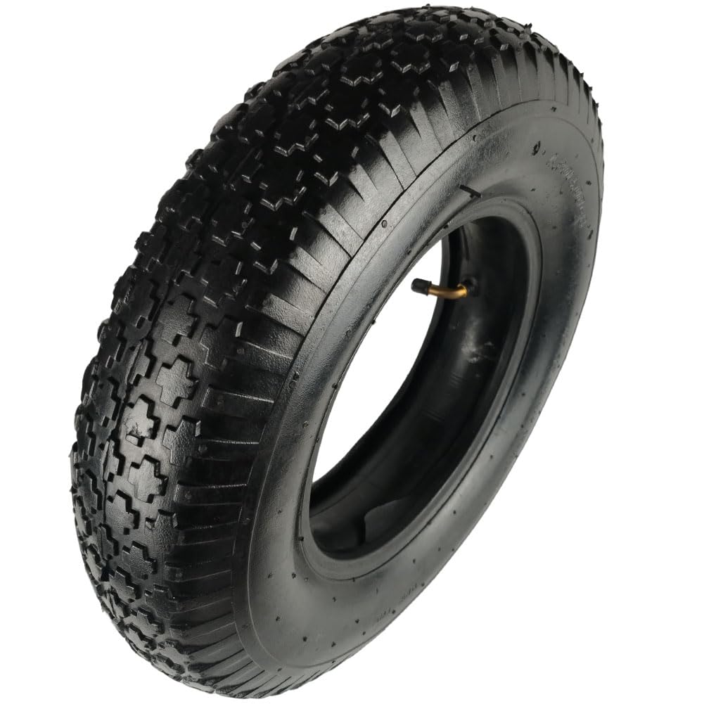 Cdofa 4.80/4.00-8 tire tread detail showing stability and turf protection.