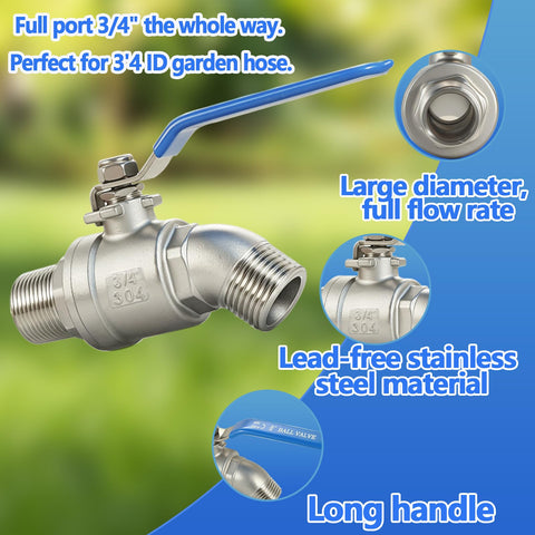 CEAESO 20mm ball core enables smooth, strong water flow.