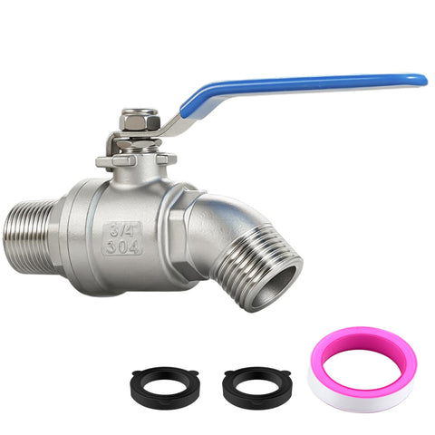 CEAESO 304 stainless steel hose bib with full-flow design for quick, efficient watering.
