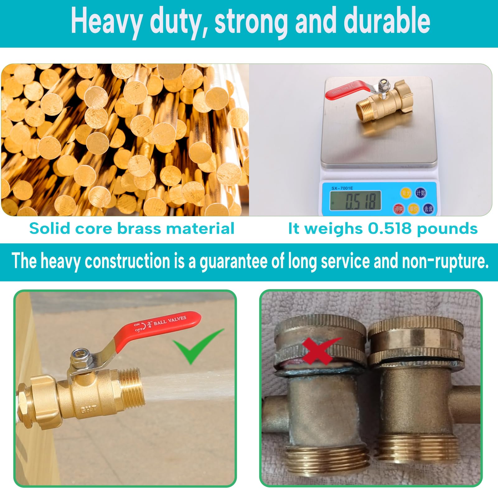 Ceaeso valve demonstrating tool-free installation with a 4-angle nut.