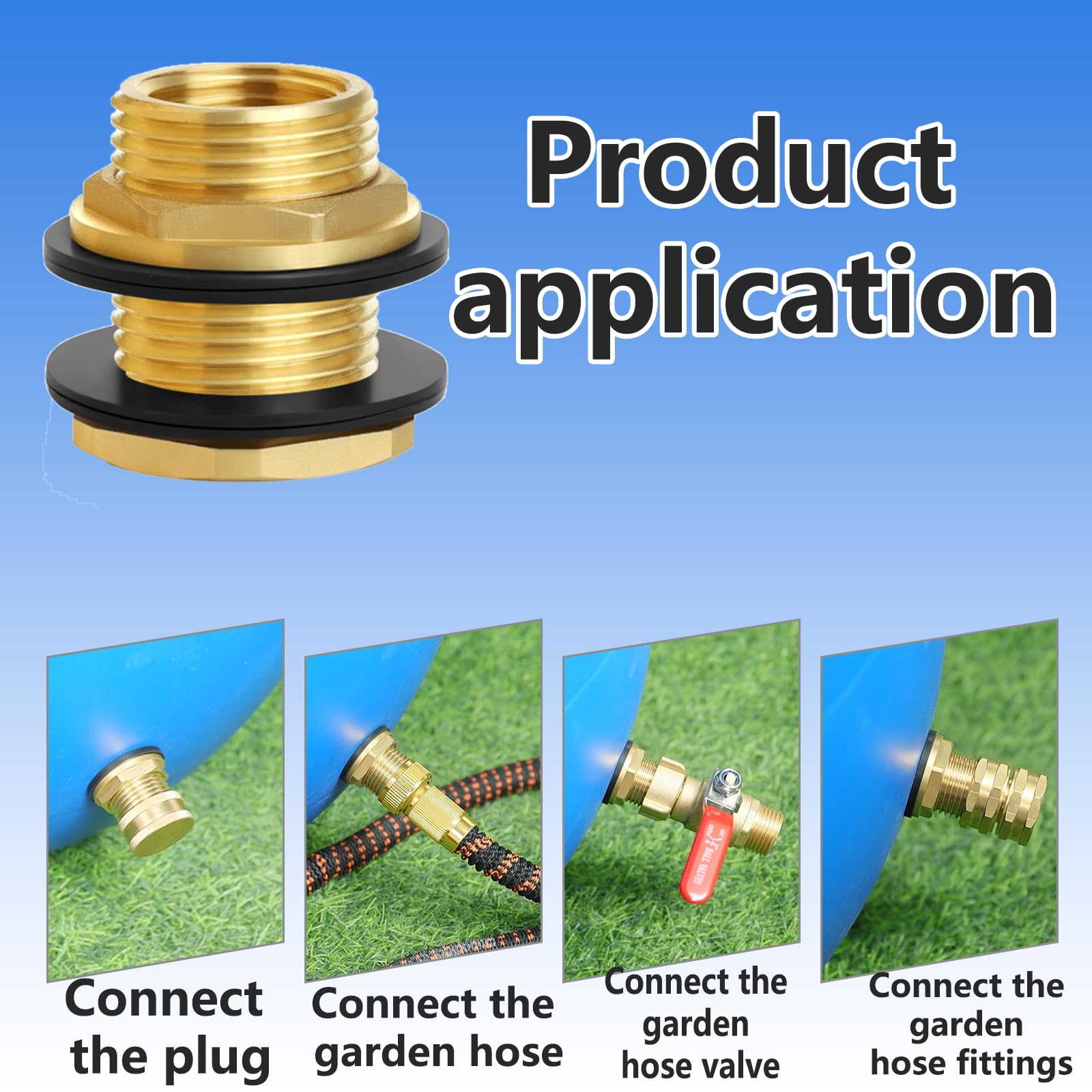 Ceaeso Ceseso NPT to GHT adapter for easy fittings.
