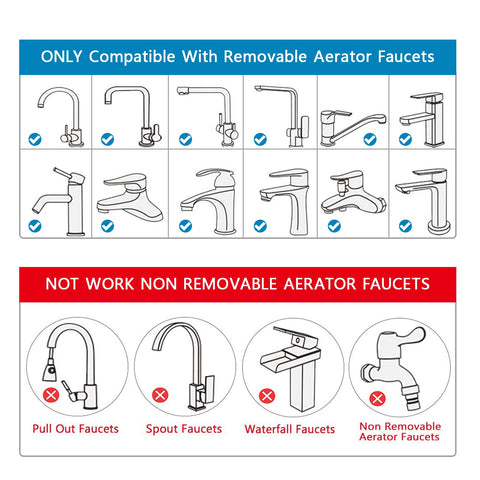 Ceaeso adapter fitting most sink faucets to garden hoses for indoor use