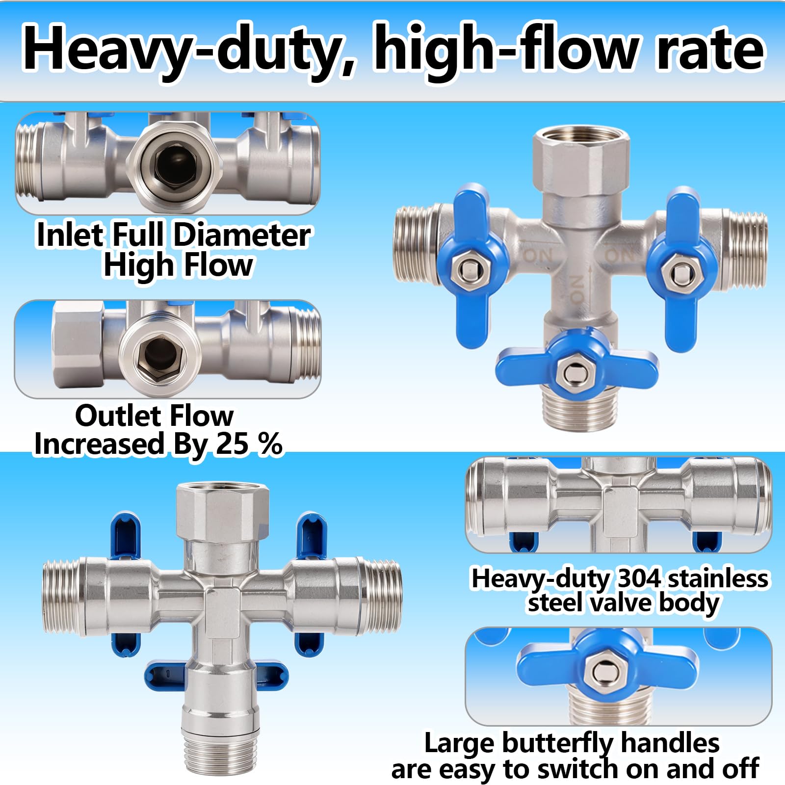Ceaeso lead-free T-valve enabling safe garden watering