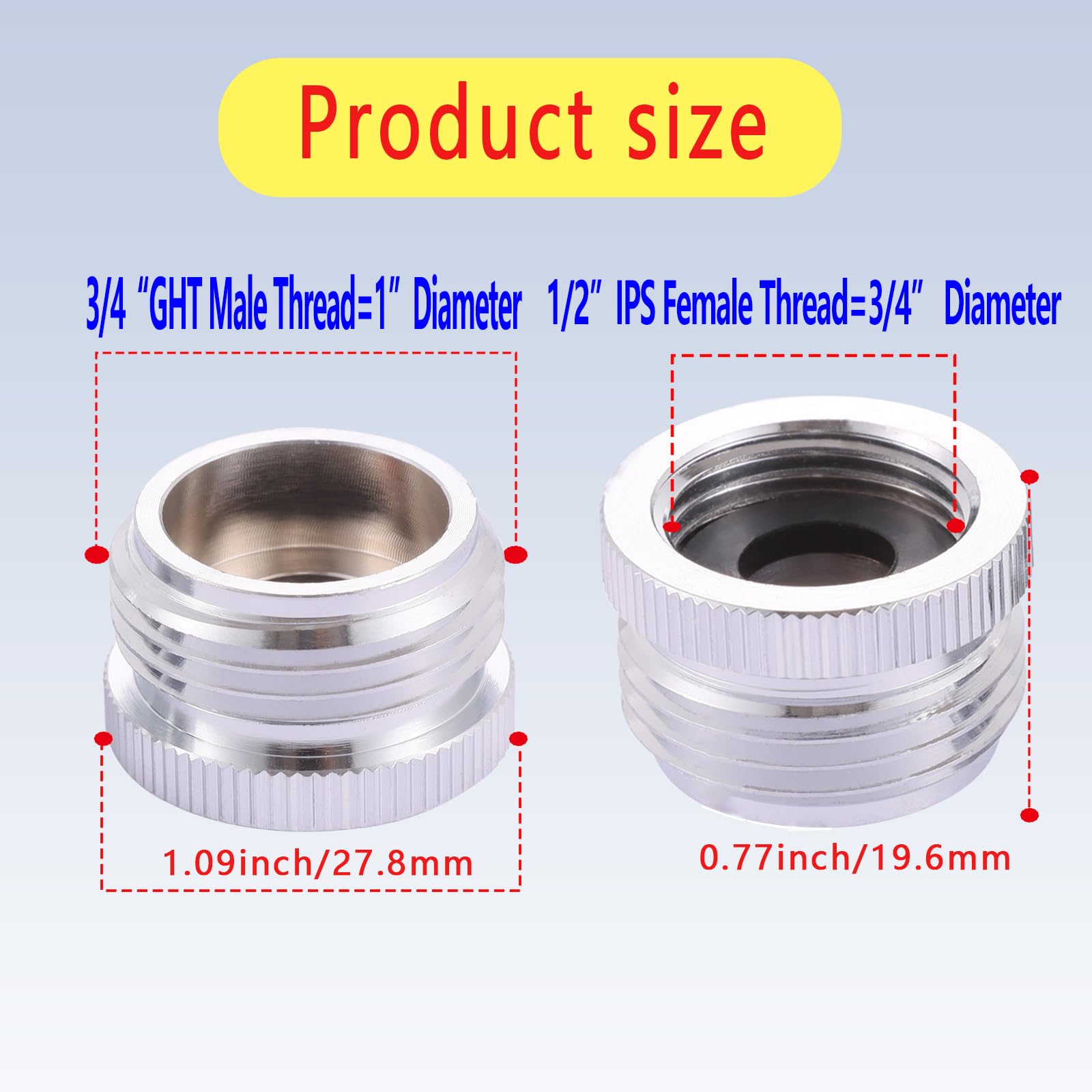 Ceaeso shower to garden hose adapter enables versatile use with standard hoses.