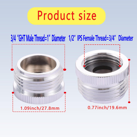 Ceaeso shower to garden hose adapter enables versatile use with standard hoses.