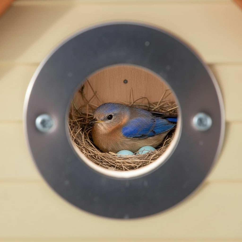 CEDAR ALPHA bluebird house wall-mount design for easy installation