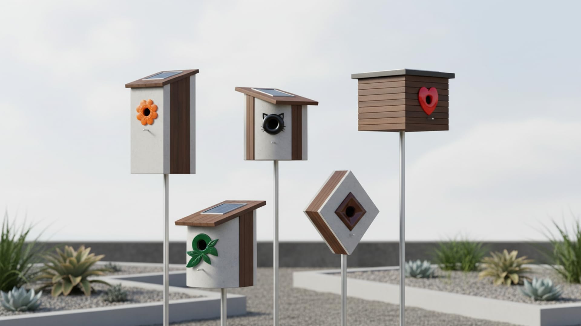 CEDAR ALPHA predator guard enhances bird house protection