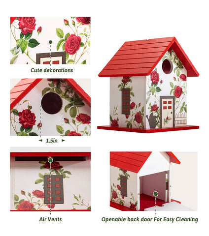 CEDAR ALPHA Spring Melody squirrel-proof feature helps protect nesting from intruders.
