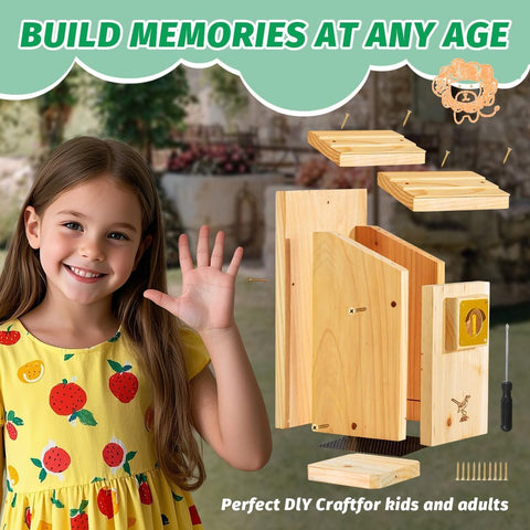 Tree banding kits included to secure boxes to trees.