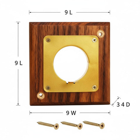 CEDAR ALPHA two-pack stainless steel guards ready for installation.
